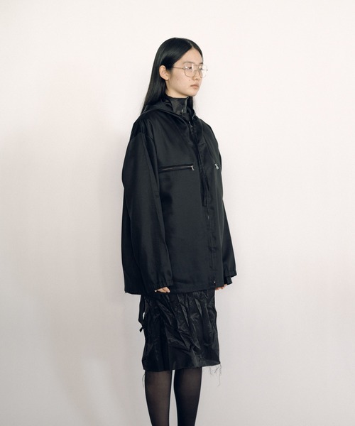KEISUKEYOSHIDA(ケイスケヨシダ)の「Light Hoodie (sleeveless lining)(パーカー・レディース・ブラック・FREE)」の5枚目の写真