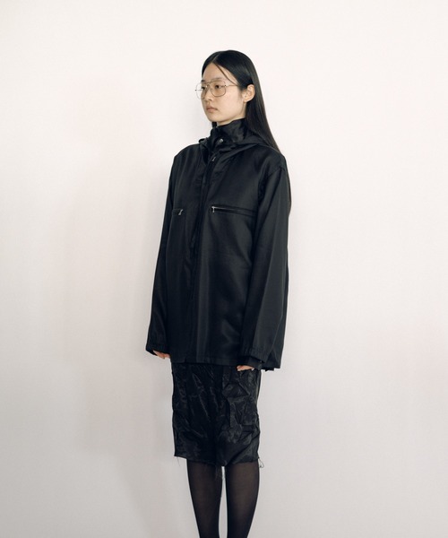 KEISUKEYOSHIDA(ケイスケヨシダ)の「Light Hoodie (sleeveless lining)(パーカー・レディース・ブラック・FREE)」の6枚目の写真