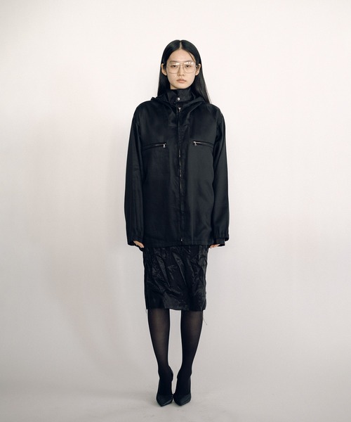 KEISUKEYOSHIDA(ケイスケヨシダ)の「Light Hoodie (sleeveless lining)(パーカー・レディース・ブラック・FREE)」の10枚目の写真