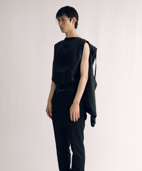KEISUKEYOSHIDA(ケイスケヨシダ)の「Light Hoodie (sleeveless lining)(パーカー・レディース・ブラック・FREE)」の12枚目の写真