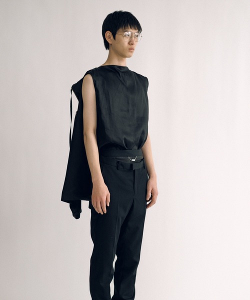 KEISUKEYOSHIDA(ケイスケヨシダ)の「Light Hoodie (sleeveless lining)(パーカー・レディース・ブラック・FREE)」の13枚目の写真