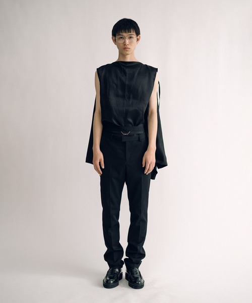 KEISUKEYOSHIDA(ケイスケヨシダ)の「Light Hoodie (sleeveless lining)(パーカー・レディース・ブラック・FREE)」の17枚目の写真