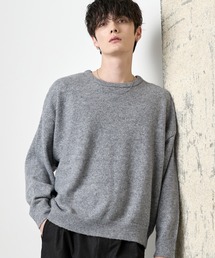 Buyer’ｓselect/ ウール混ショート丈クルーネックニット