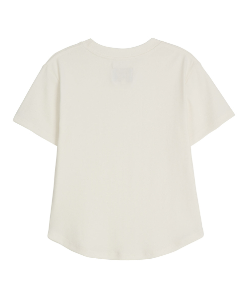 ERER(エルエル)の「Logo Label Short-sleeved T-shirt White(Tシャツ/カットソー・レディース・ホワイト・F)」の7枚目の写真