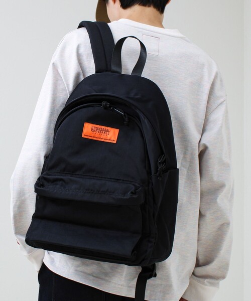 UNIVERSAL OVERALL(ユニバーサルオーバーオール)の「【UNIVERSAL OVERALL】Slant daypack(バックパック/リュック・メンズ・ブラック・FREE)」の7枚目の写真