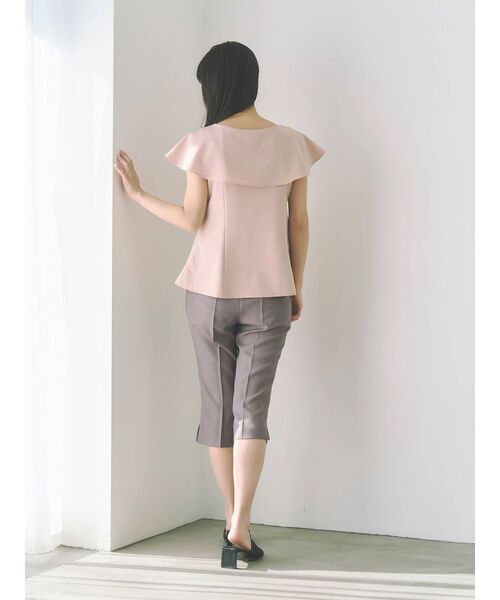 TONAL(トーナル)の「ツイルカプリパンツ(その他パンツ・レディース・グレー/ブラック/ベージュ・MEDIUM/SMALL)」の7枚目の写真