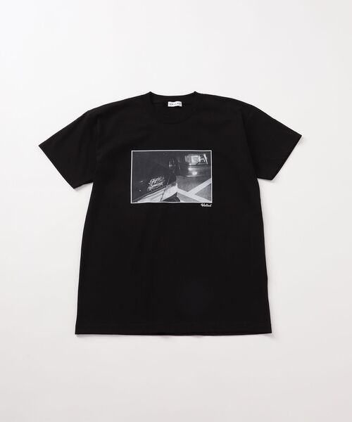 PULP/417EDIFICE(パルプフォーワンセブンエディフィス)の「VALLAD / バラッド × JOE × CARSERVICE / RYDE ROMANCE TEE(Tシャツ/カットソー・メンズ・ホワイト/ブラック・LARGE/MEDIUM/SMALL)」の4枚目の写真