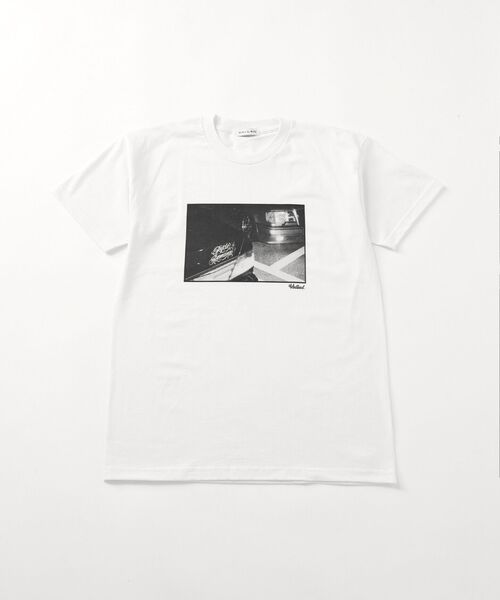 PULP/417EDIFICE(パルプフォーワンセブンエディフィス)の「VALLAD / バラッド × JOE × CARSERVICE / RYDE ROMANCE TEE(Tシャツ/カットソー・メンズ・ホワイト/ブラック・LARGE/MEDIUM/SMALL)」の13枚目の写真