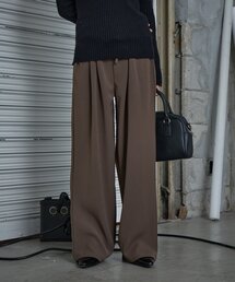 goocy | ウエストスピンドルタックパンツ(その他パンツ)