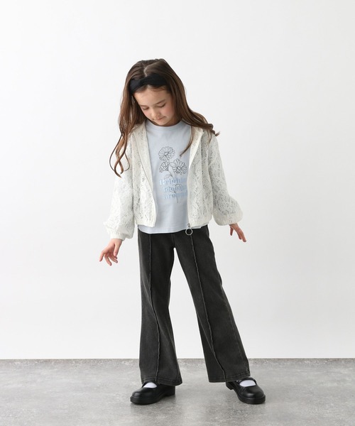 GLOBAL WORK（グローバルワーク）の「ズットパットレースパーカー/647255（パーカー・キッズ・ホワイト系その他3・140cm/160cm/150cm/130cm）」の6枚目の写真