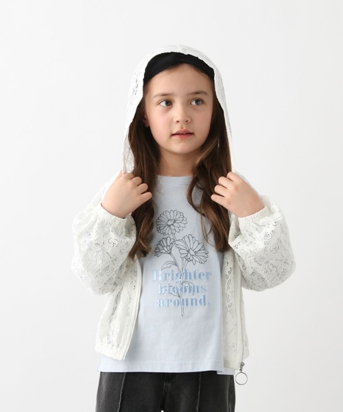 GLOBAL WORK（グローバルワーク）の「ズットパットレースパーカー/647255（パーカー・キッズ・ホワイト系その他3・140cm/160cm/150cm/130cm）」の2枚目の写真
