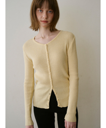 TINKNIT（ティンニット）の「ソフトゴルジカーディガン_イエロー（カーディガン/ボレロ）」