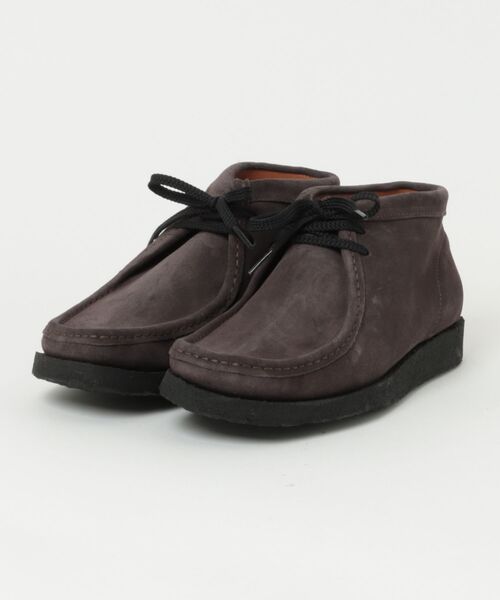 Padmore&Barnes(パドモア&バーンズ)の「ORIGINAL BOOT(モカシン/デッキシューズ・メンズ・グレー/ブラック/ライトベージュ・UK7/UK9/UK8)」の2枚目の写真