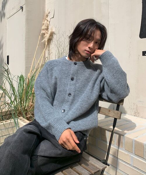 ECORR(エコル)の「フォグアルパカクロップニットカーディガン : 4 COLORS(カーディガン/ボレロ・レディース・ベージュ/パープル・1(M)/2(L)/3(XL))」の19枚目の写真