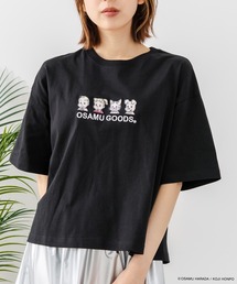 【CONVERSE/コンバース】【着るだけでコーディネートの主役に！】CONVERSE×OSAMUGOODS 天竺 フロントキャラクター刺繍Ｔシャツ カジュアル レトロポップ ギフト