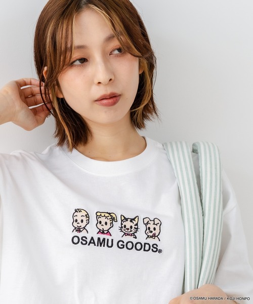 CONVERSE(コンバース)の「【CONVERSE/コンバース】【着るだけでコーディネートの主役に!】CONVERSE×OSAMUGOODS 天竺 フロントキャラクター刺繍Tシャツ カジュアル レトロポップ ギフト(Tシャツ/カットソー・レディース・ブラック/ホワイト・LARGE/MEDIUM)」の19枚目の写真