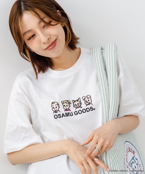 CONVERSE(コンバース)の「【CONVERSE/コンバース】【着るだけでコーディネートの主役に!】CONVERSE×OSAMUGOODS 天竺 フロントキャラクター刺繍Tシャツ カジュアル レトロポップ ギフト(Tシャツ/カットソー・レディース・ブラック/ホワイト・LARGE/MEDIUM)」の20枚目の写真