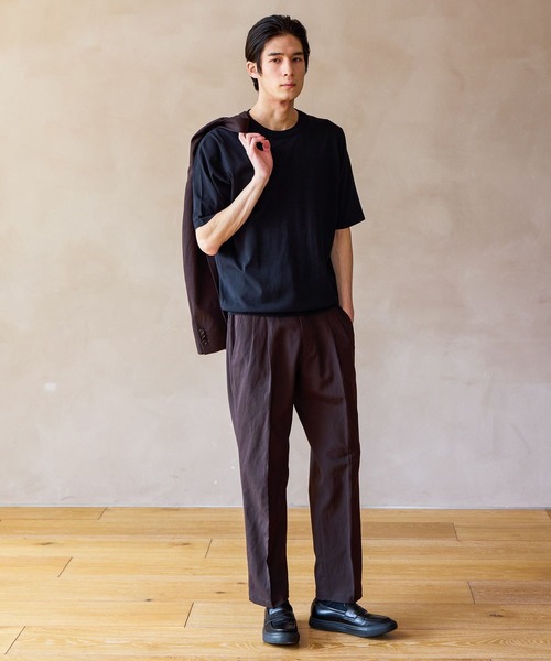 GLOBAL WORK(グローバルワーク)の「ニットプルオーバー/Salon de GW/664794(ニット/セーター・メンズ・ブラック/ホワイト/ホワイト系7・S/M/L/XL)」の21枚目の写真
