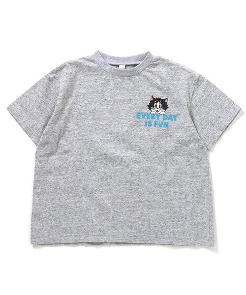 BREEZE(ブリーズ)の「【リンク】BREEZY CATS イラスト半袖Tシャツ(Tシャツ/カットソー・キッズ・キナリ/グレー/ターコイズブルー/レッド・80/90/100/110/120/130/140)」の13枚目の写真