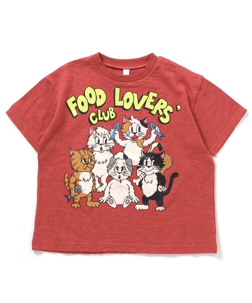 BREEZE(ブリーズ)の「【リンク】BREEZY CATS イラスト半袖Tシャツ(Tシャツ/カットソー・キッズ・キナリ/グレー/ターコイズブルー/レッド・80/90/100/110/120/130/140)」の17枚目の写真