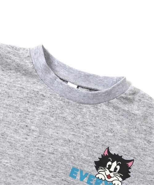 BREEZE(ブリーズ)の「【リンク】BREEZY CATS イラスト半袖Tシャツ(Tシャツ/カットソー・キッズ・キナリ/グレー/ターコイズブルー/レッド・80/90/100/110/120/130/140)」の21枚目の写真