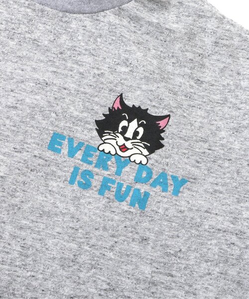 BREEZE(ブリーズ)の「【リンク】BREEZY CATS イラスト半袖Tシャツ(Tシャツ/カットソー・キッズ・キナリ/グレー/ターコイズブルー/レッド・80/90/100/110/120/130/140)」の22枚目の写真