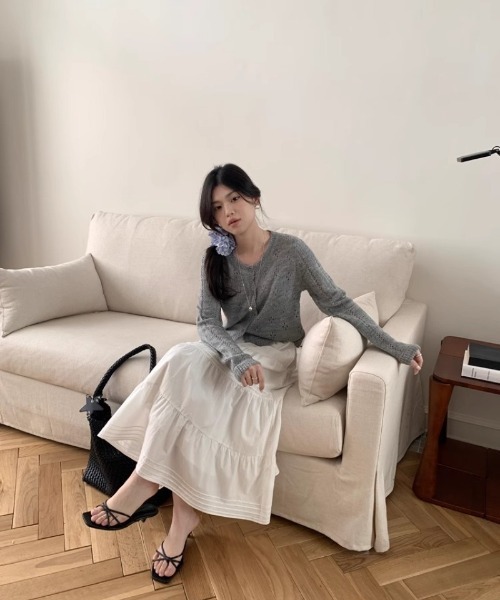 Ritzy(リッツィー)の「ショート丈 軽量 カーディガン(カーディガン/ボレロ・レディース・ホワイト/ブルー/グレー・FREE)」の11枚目の写真