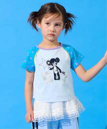 ANNA SUI mini | STAR TEDDY BEAR★Tシャツ【接触冷感・UVカット】(Tシャツ/カットソー)