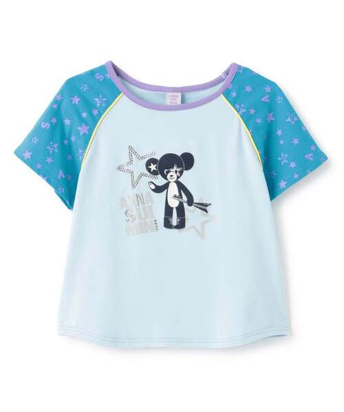 ANNA SUI mini(アナスイ・ミニ)の「STAR TEDDY BEAR★Tシャツ【接触冷感・UVカット】(Tシャツ/カットソー・キッズ・ラベンダー/ライトブルー・140cm/150cm/130cm)」の13枚目の写真