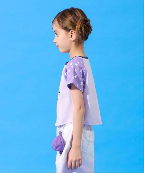 ANNA SUI mini(アナスイ・ミニ)の「STAR TEDDY BEAR★Tシャツ【接触冷感・UVカット】(Tシャツ/カットソー・キッズ・ラベンダー/ライトブルー・140cm/150cm/130cm)」の17枚目の写真