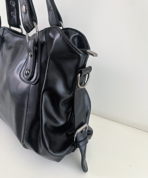 frunco(フランコ)の「【ZOZOTOWN限定】ショルダー付きレザーバック(ショルダーバッグ・レディース・レッド/ブラウン/ダークブラウン/ブラック・FREE)」の6枚目の写真