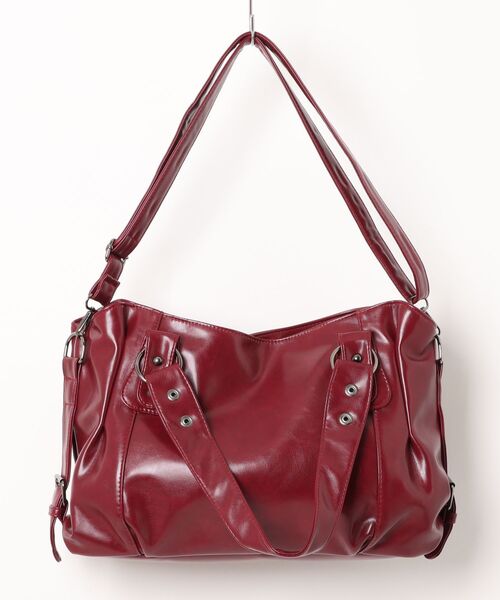 frunco(フランコ)の「【ZOZOTOWN限定】ショルダー付きレザーバック(ショルダーバッグ・レディース・レッド/ブラウン/ダークブラウン/ブラック・FREE)」の16枚目の写真