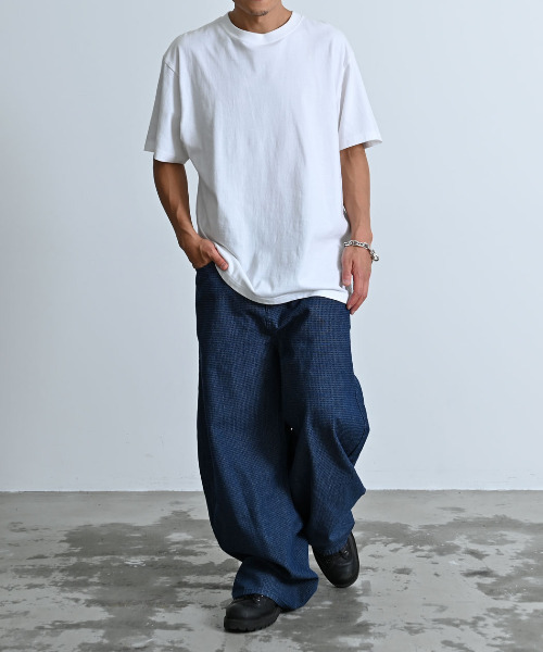 CavariA(キャバリア)の「『CavariA/キャバリア』リップデニムワイドパンツ(スラックス・メンズ・ワンウォッシュ/インディゴブルー・L/M/S)」の21枚目の写真