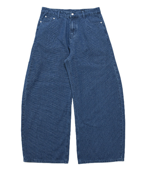 CavariA(キャバリア)の「『CavariA/キャバリア』リップデニムワイドパンツ(スラックス・メンズ・ワンウォッシュ/インディゴブルー・L/M/S)」の10枚目の写真