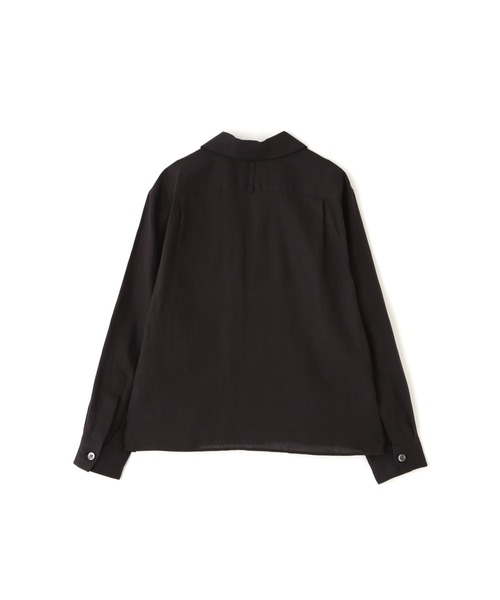 MARGARET HOWELL（マーガレットハウエル）の「LIGHT WEIGHT LINEN（シャツ/ブラウス・レディース・ダークグレー/ブルー・2/1）」の5枚目の写真