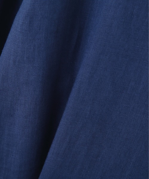 MARGARET HOWELL（マーガレットハウエル）の「LIGHT WEIGHT LINEN（シャツ/ブラウス・レディース・ダークグレー/ブルー・2/1）」の10枚目の写真