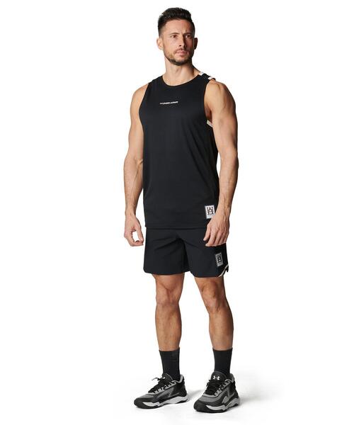 UNDER ARMOUR(アンダーアーマー)の「UAテック ストリートクエスト タンク(バスケットボール/メンズ)(タンクトップ・メンズ・ブラック・L/3XL/2XL/S/M/XL)」の4枚目の写真