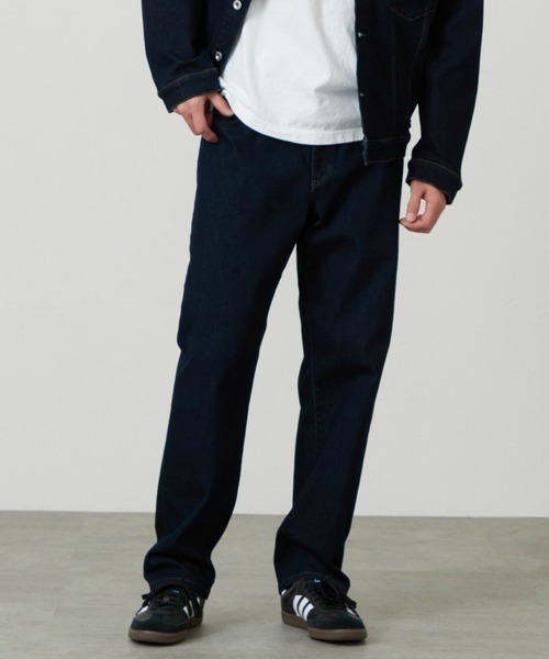 EDWIN(エドウィン)の「EDWIN エドウィン ジャージーズ ルーズテーパード ジーンズ デニムパンツ ストレッチ(デニムパンツ・メンズ・インディゴブルー/ブルー/ダークインディゴブルー・SMALL/MEDIUM/LARGE/X-LARGE)」の1枚目の写真