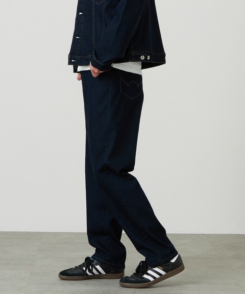 EDWIN(エドウィン)の「EDWIN エドウィン ジャージーズ ルーズテーパード ジーンズ デニムパンツ ストレッチ(デニムパンツ・メンズ・インディゴブルー/ブルー/ダークインディゴブルー・SMALL/MEDIUM/LARGE/X-LARGE)」の5枚目の写真
