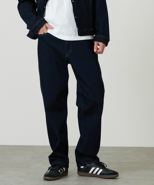 EDWIN(エドウィン)の「EDWIN エドウィン ジャージーズ ルーズテーパード ジーンズ デニムパンツ ストレッチ(デニムパンツ・メンズ・インディゴブルー/ブルー/ダークインディゴブルー・SMALL/MEDIUM/LARGE/X-LARGE)」の4枚目の写真