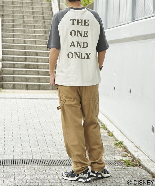 MICKEY MOUSE(ミッキーマウス)の「Mickey Mouse ミッキーマウス USED風フェイスプリントTシャツ(Tシャツ/カットソー・メンズ・ブラック/アイボリー/イエロー/ダークブルー・M/L/LL)」の13枚目の写真