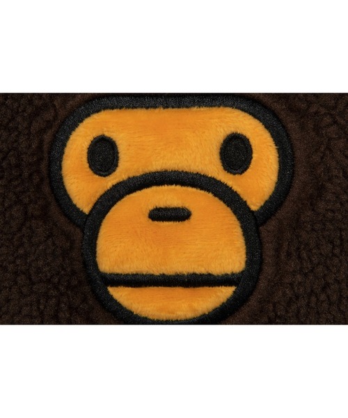 A BATHING APE（アベイシングエイプ）の「BABY MILO MINI FAUX FUR BACKPACK（バックパック/リュック・メンズ・ブラウン・FREE）」の4枚目の写真