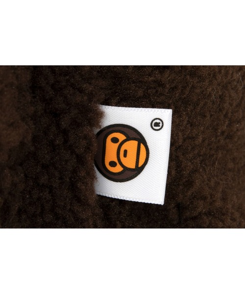 A BATHING APE（アベイシングエイプ）の「BABY MILO MINI FAUX FUR BACKPACK（バックパック/リュック・メンズ・ブラウン・FREE）」の5枚目の写真