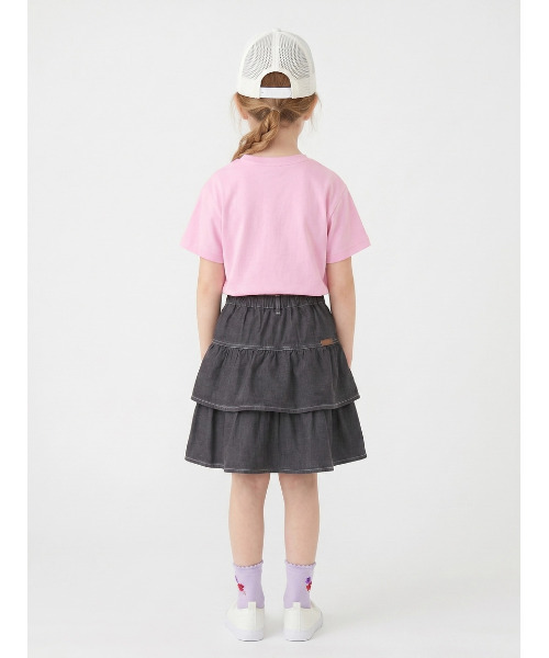 HAKKA KIDS（ハッカキッズ）の「ストレッチデニムスカート（デニムスカート・キッズ・ブラック/ネイビー・120cm/130cm/100cm/110cm）」の10枚目の写真