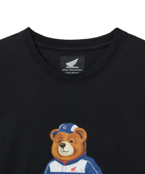 PHYPS MOTORCYCLE(フィップスモーターサイクル)の「Mechanic Bear Short Sleeve Black(Tシャツ/カットソー・レディース・その他・SMALL/MEDIUM/LARGE/X-LARGE)」の4枚目の写真