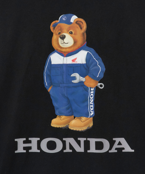 PHYPS MOTORCYCLE(フィップスモーターサイクル)の「Mechanic Bear Short Sleeve Black(Tシャツ/カットソー・レディース・その他・SMALL/MEDIUM/LARGE/X-LARGE)」の3枚目の写真