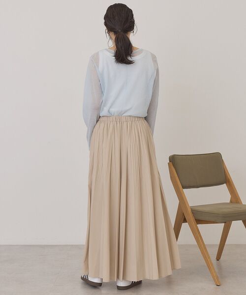 AMERICAN HOLIC(アメリカンホリック)の「【選べる丈】プリーツスカート(スカート・レディース・ベージュ/オフホワイト/ブラック/ライトピンク・M/L)」の13枚目の写真