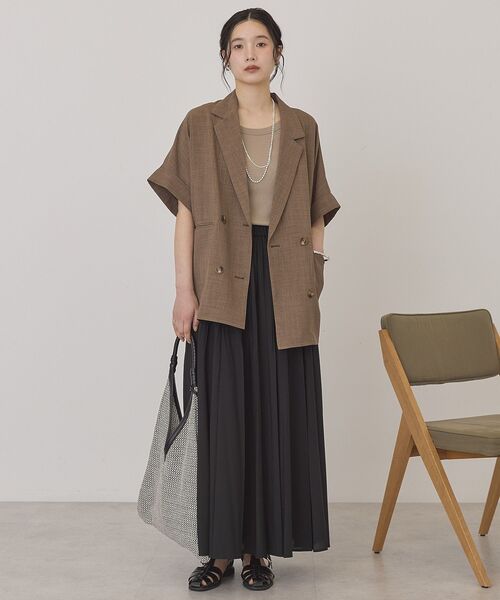 AMERICAN HOLIC(アメリカンホリック)の「【選べる丈】プリーツスカート(スカート・レディース・ベージュ/オフホワイト/ブラック/ライトピンク・M/L)」の20枚目の写真