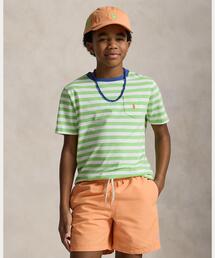 POLO RALPH LAUREN CHILDRENSWEAR | ストライプド コットン ジャージー ポケット Tシャツ(Tシャツ/カットソー)