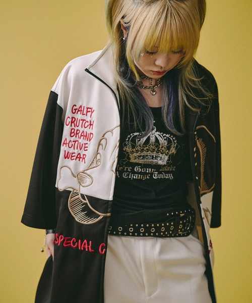 GALFY(ガルフィー)の「【GALFY/ガルフィー】舎弟SETUP(セットアップ・メンズ・オフホワイト/パープル・XL/L)」の15枚目の写真